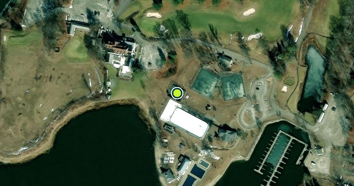 Satellite view of Westport Pickleball Courts