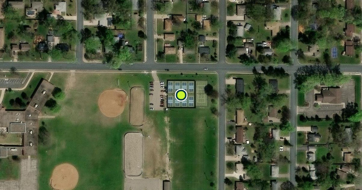 Satellite view of Westwood Park Pickleball Courts