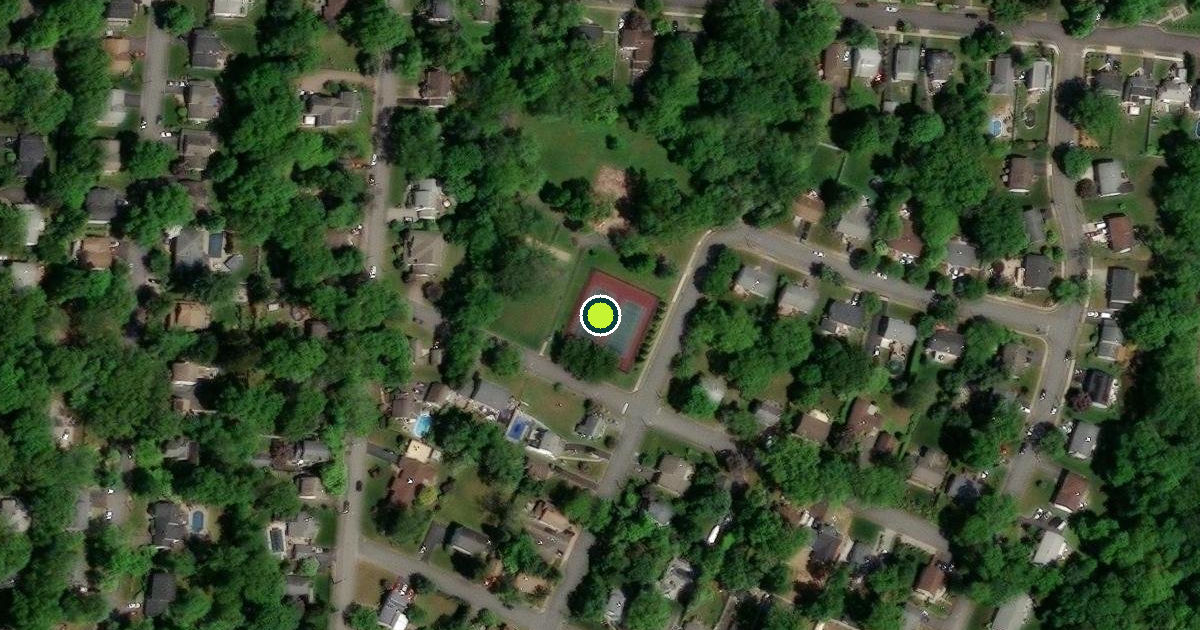 Satellite view of Westwood Pickleball Courts