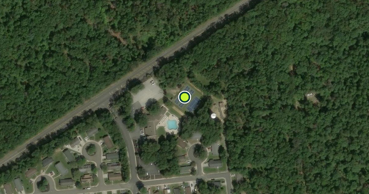 Satellite view of Weymouth Township Pickleball Courts