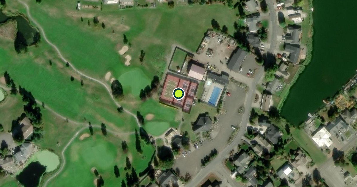 Satellite view of Whatcom County Pickleball Courts