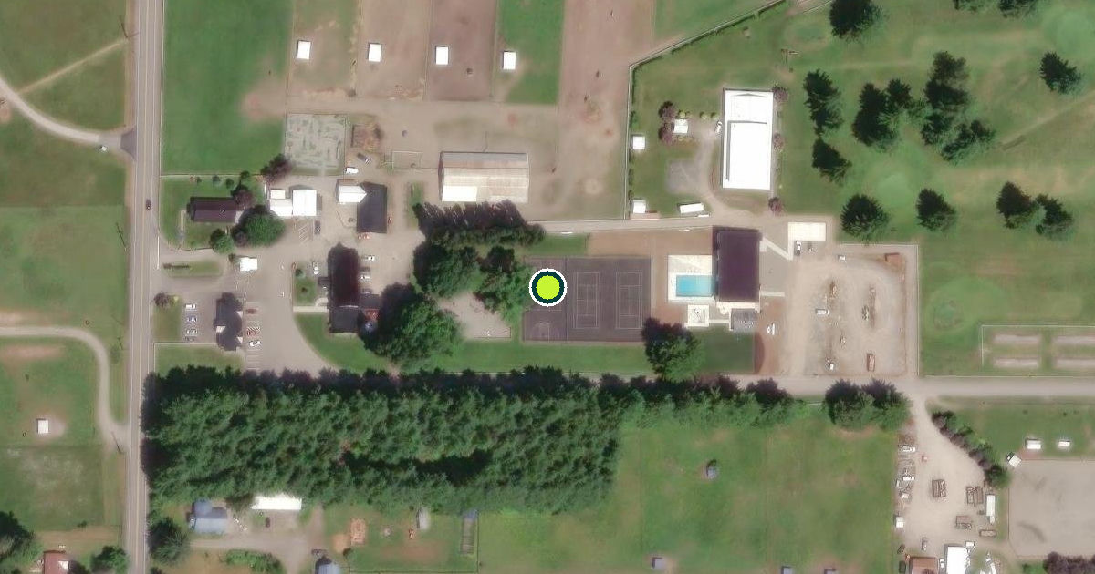 Satellite view of Whatcom County Pickleball Courts