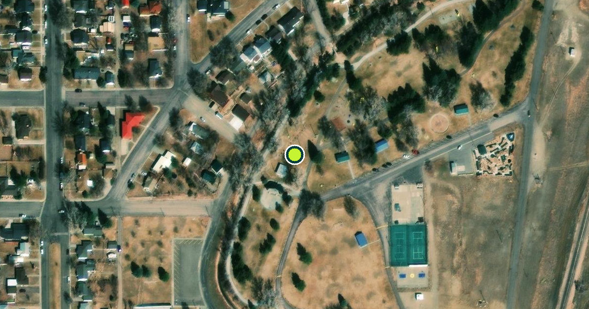 Satellite view of Wheatland Pickleball Courts