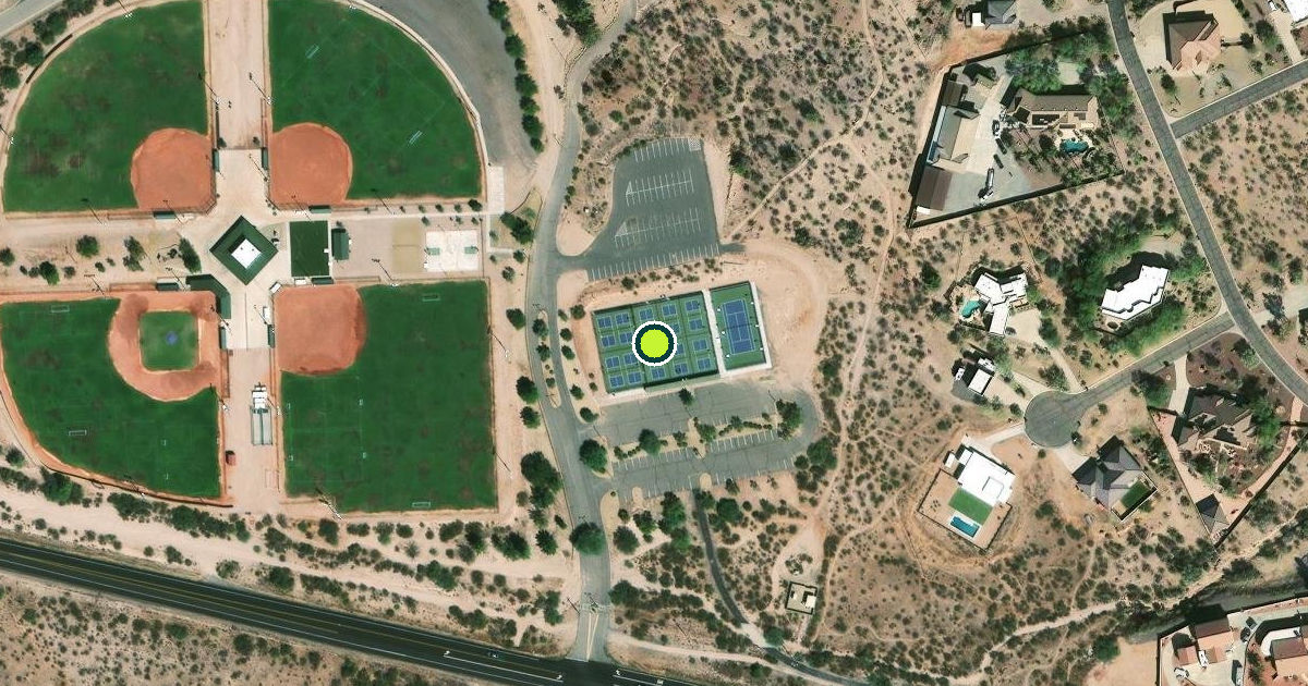 Satellite view of Wickenburg Pickleball Courts