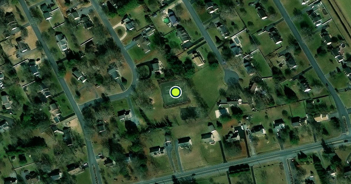 Satellite view of Wicomico County Pickleball Courts