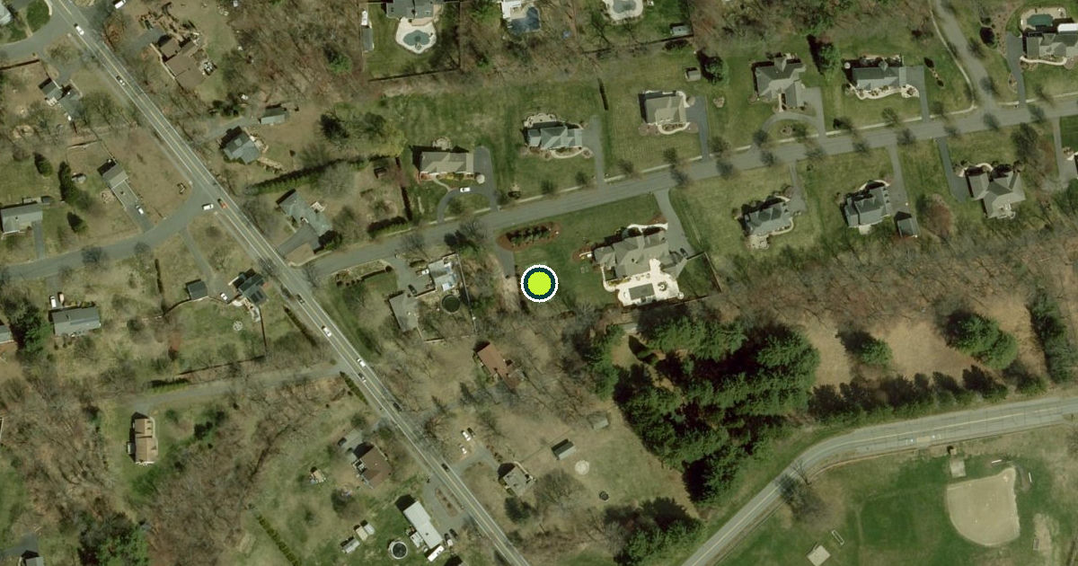 Satellite view of Wilbraham Pickleball Courts