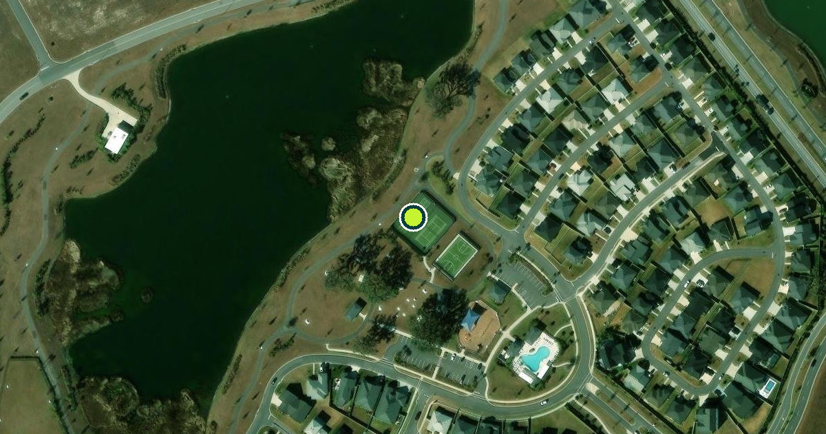 Satellite view of Wildwood Pickleball Courts
