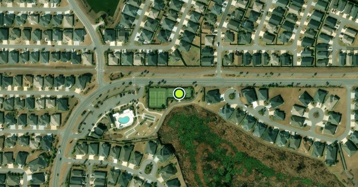 Satellite view of Wildwood Pickleball Courts