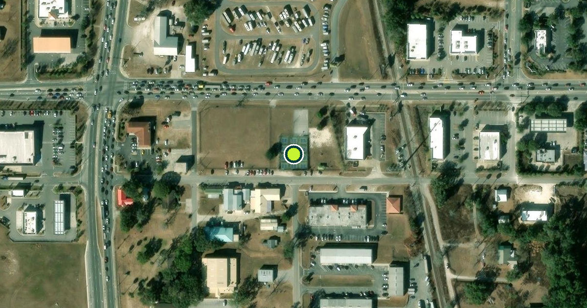Satellite view of Wildwood Pickleball Courts