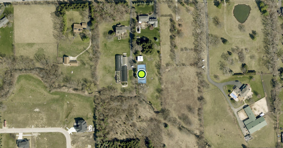 Satellite view of Will County Pickleball Courts