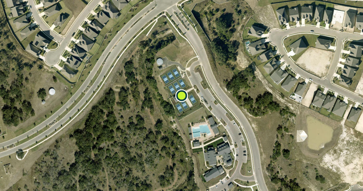 Satellite view of Williamson County Pickleball Courts