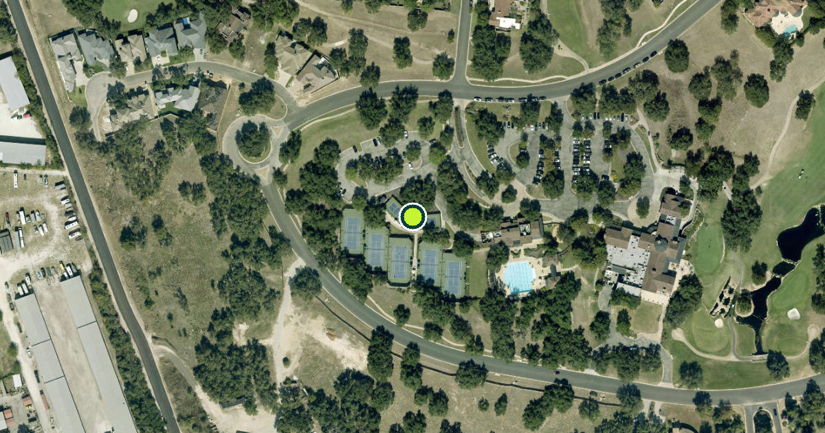 Satellite view of Williamson County Pickleball Courts
