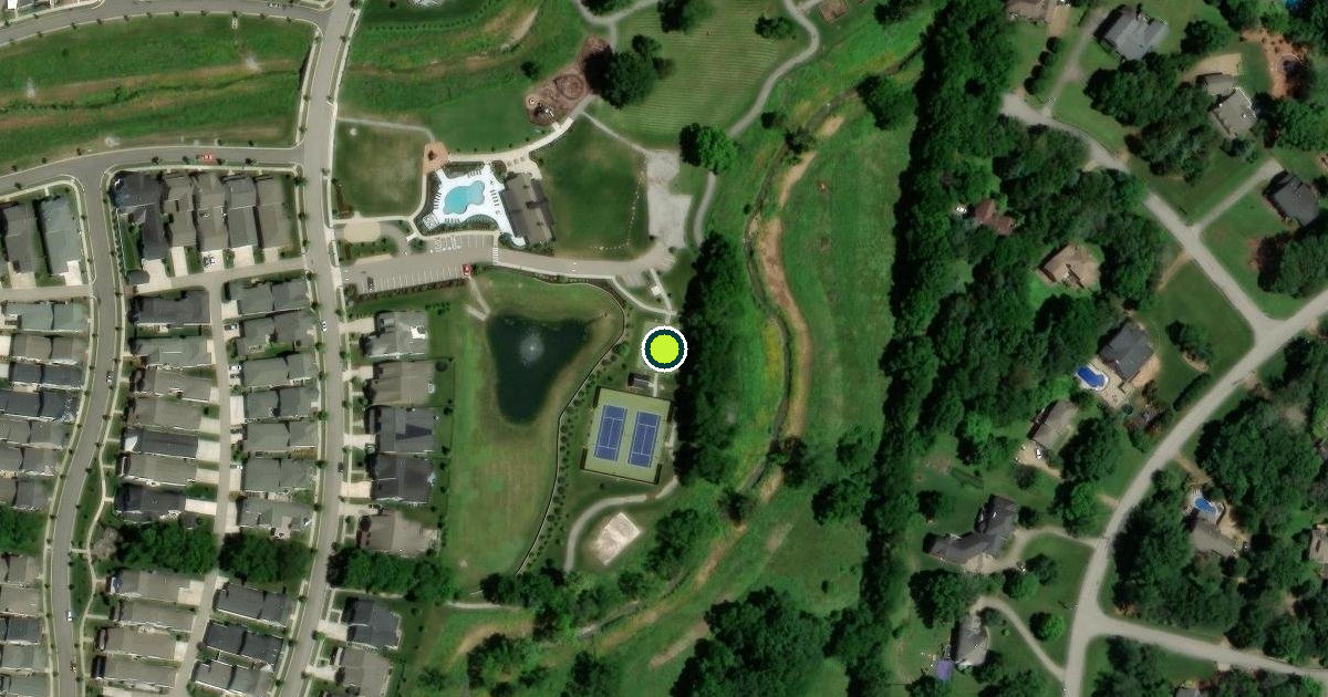 Satellite view of Williamson County Pickleball Courts