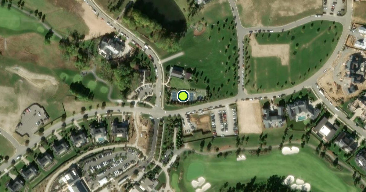 Satellite view of Williamson County Pickleball Courts