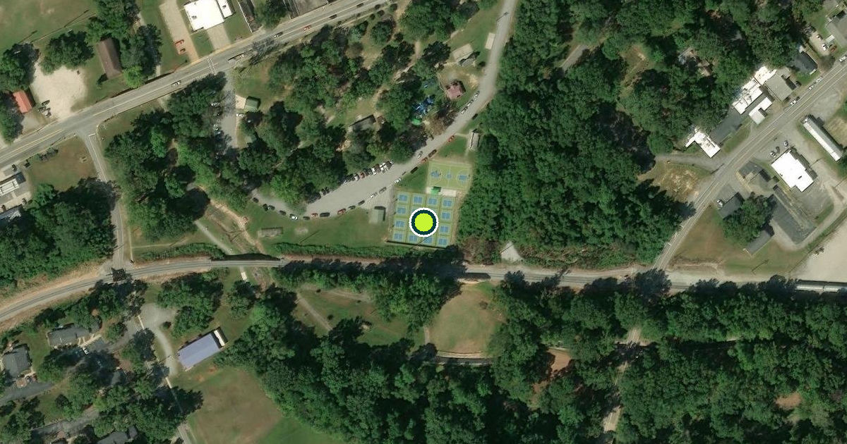 Satellite view of Williamston Pickleball Courts