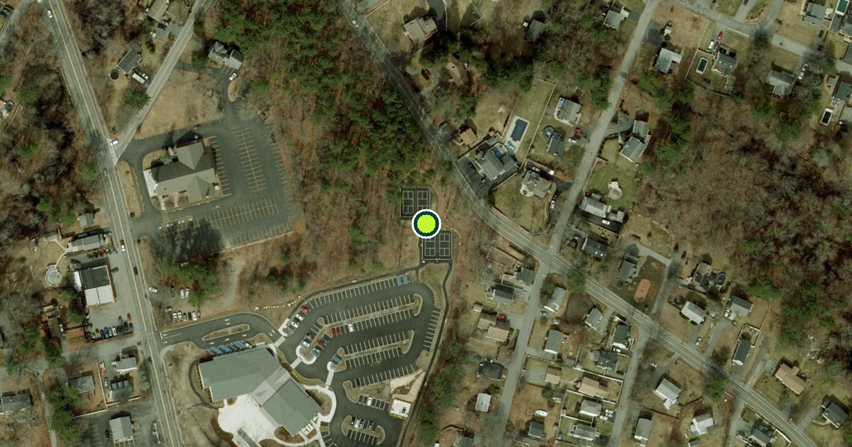 Satellite view of Wilmington Pickleball Courts