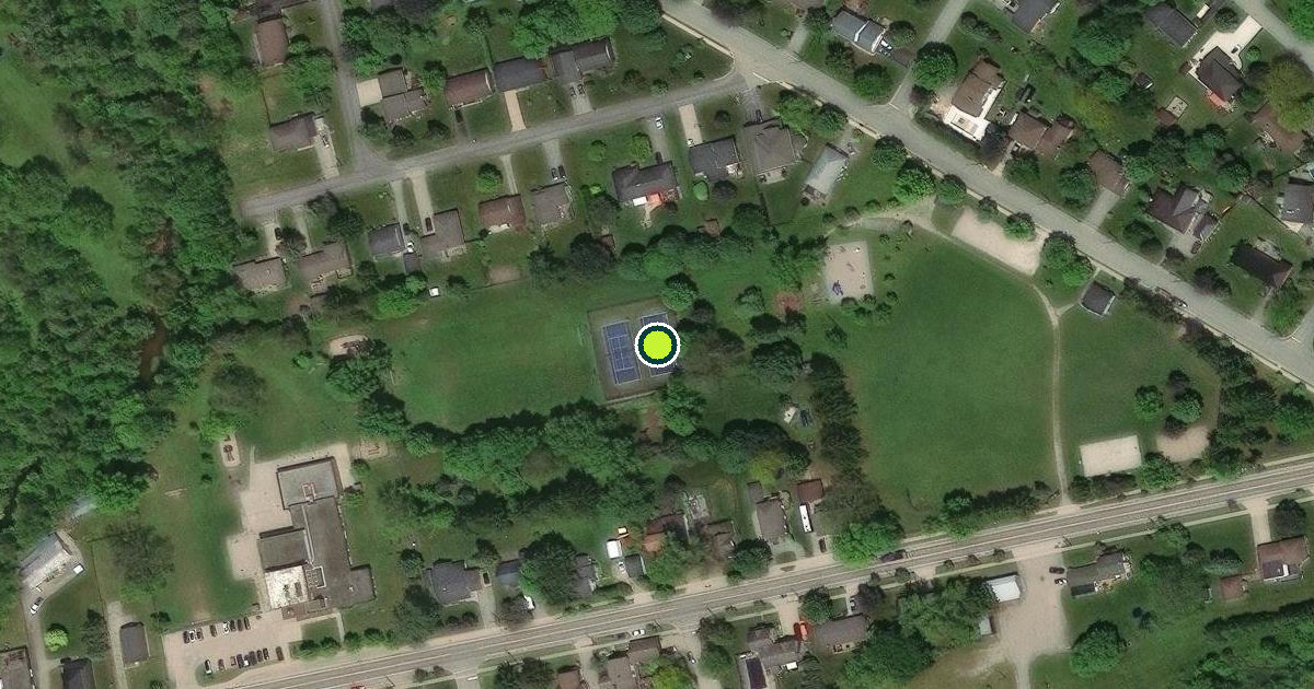 Satellite view of Wilmot Pickleball Courts