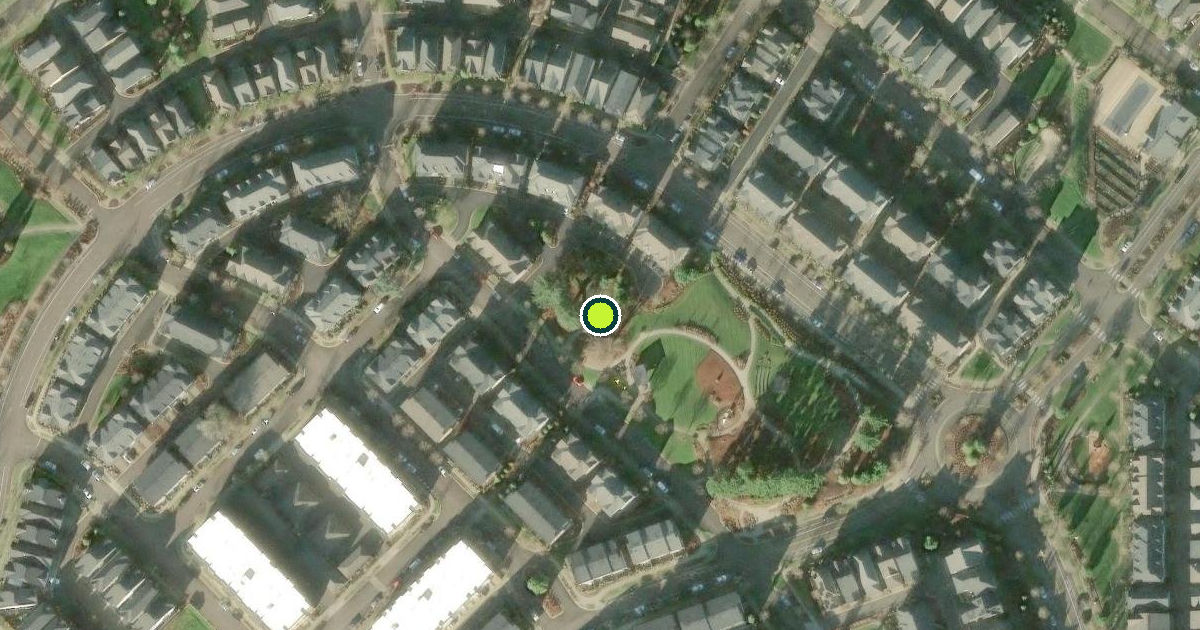 Satellite view of Wilsonville Pickleball Courts