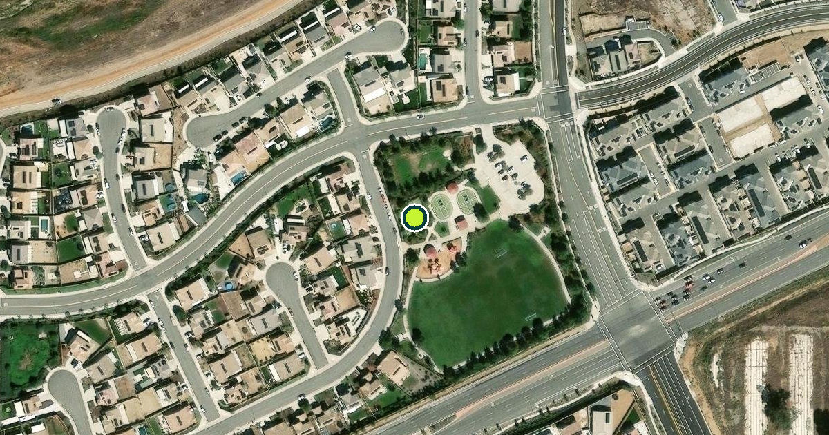 Satellite view of Winchester Pickleball Courts