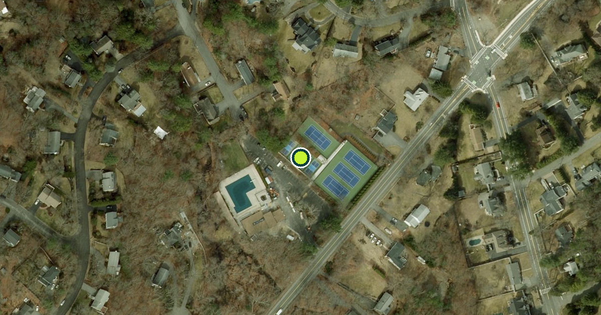 Satellite view of Winchester Pickleball Courts