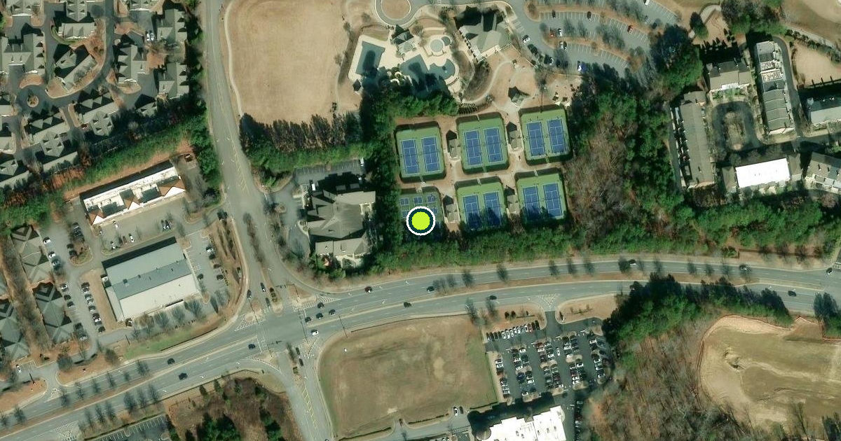 Satellite view of Windermere Pickelball Courts