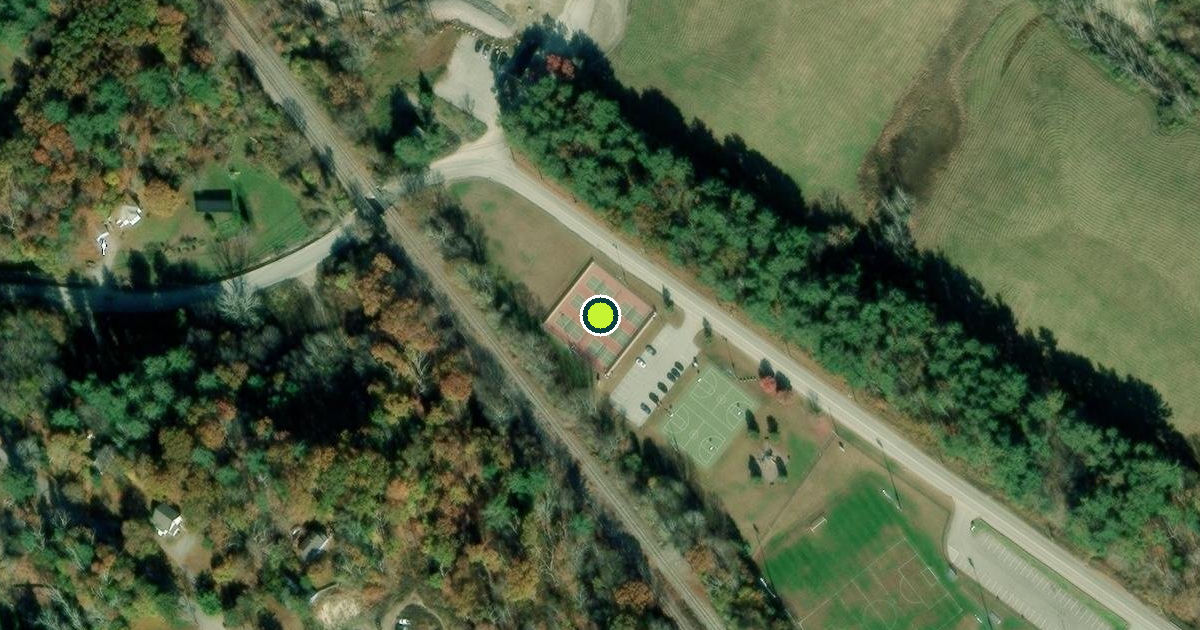 Satellite view of Windham Pickleball Courts