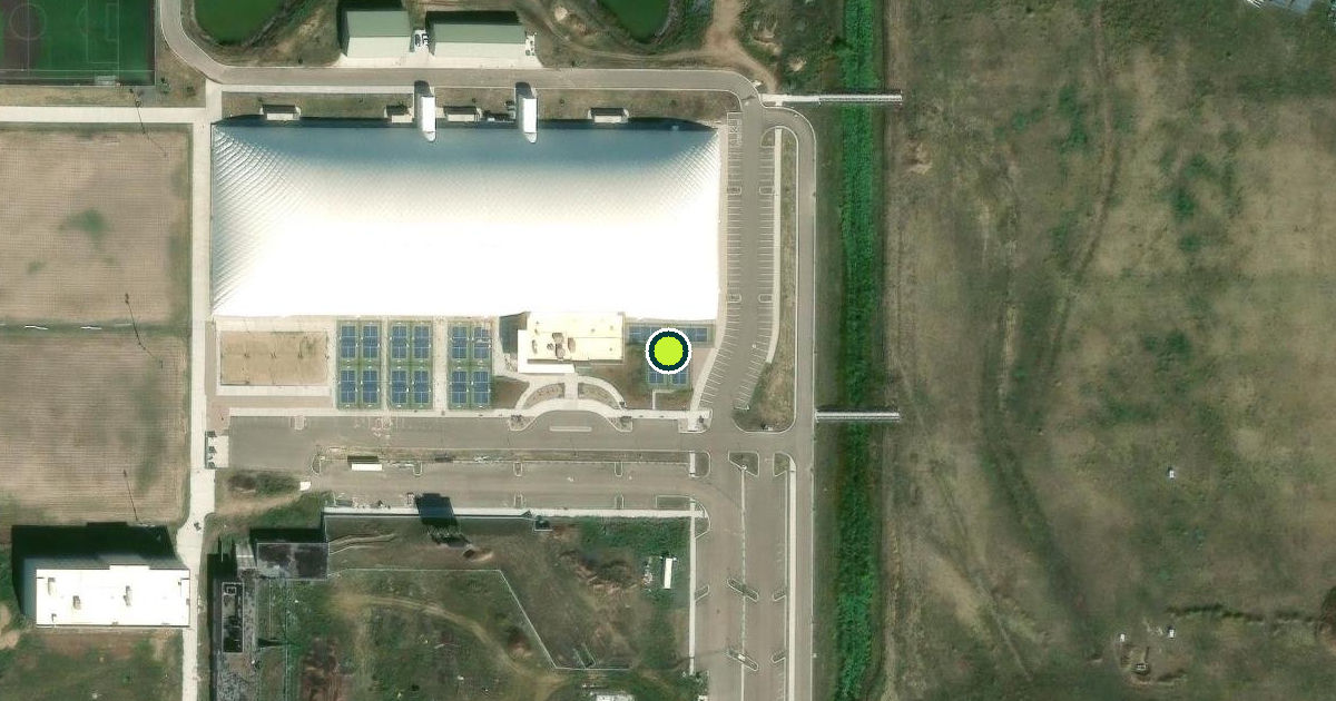 Satellite view of Windsor Pickleball Courts