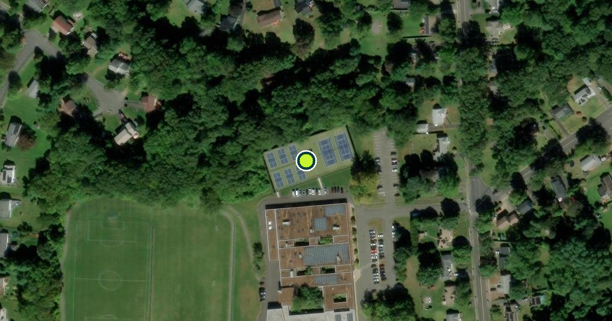 Satellite view of Windsor Pickleball Courts