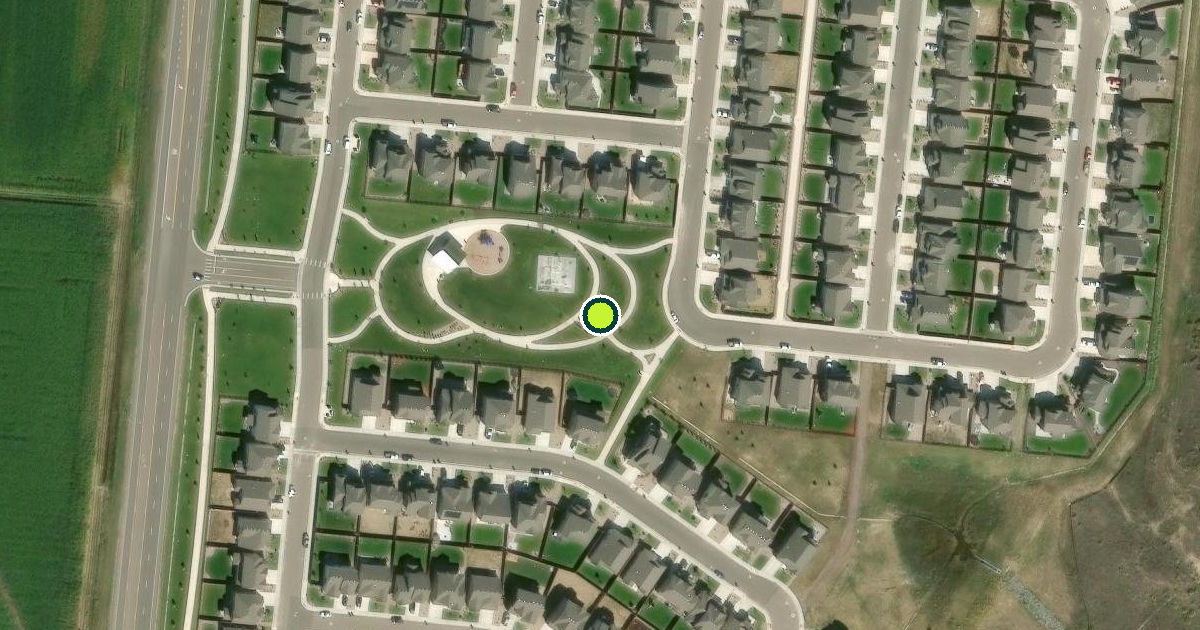 Satellite view of Windsor Pickleball Courts