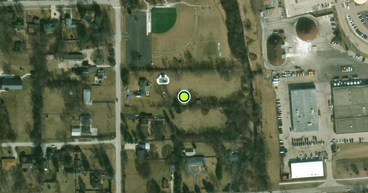 Satellite view of Winfield Pickleball Courts