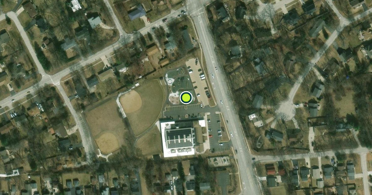 Satellite view of Winfield Pickleball Courts