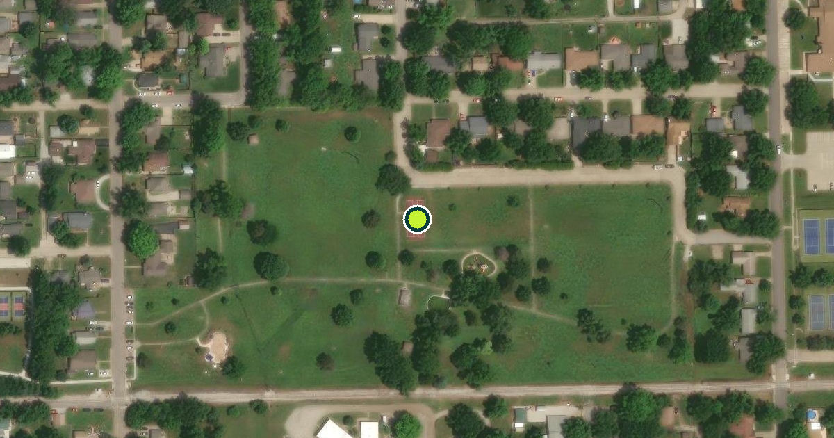 Satellite view of Winfield Pickleball Courts