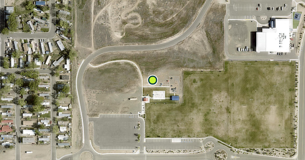 Satellite view of Winnemucca Pickleball Courts