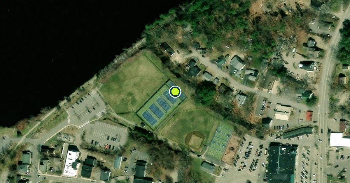 Satellite view of Wolfeboro Pickleball Courts