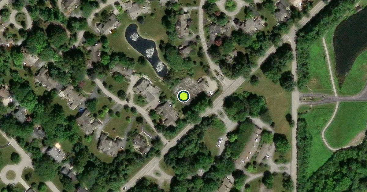 Satellite view of Wood County Pickleball Courts
