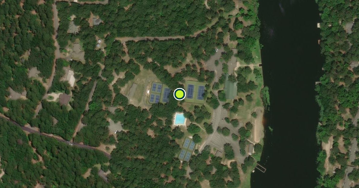Satellite view of Wood County Pickleball Courts