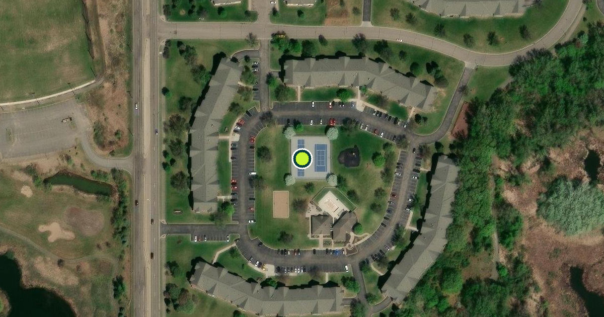 Satellite view of Woodbury Pickleball Courts
