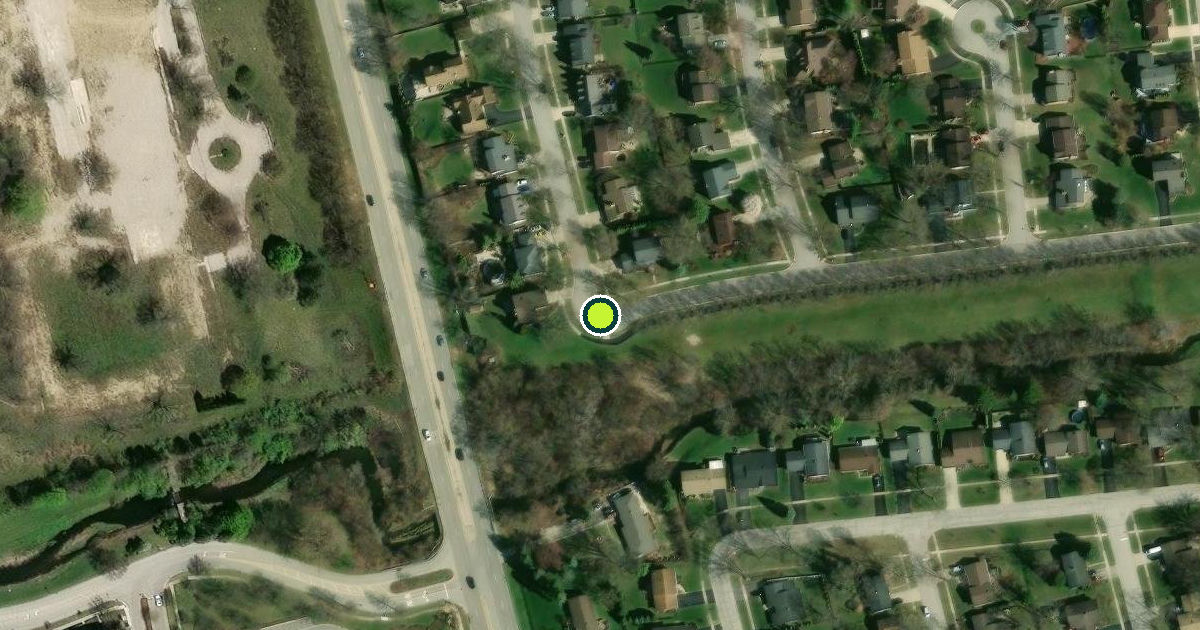 Satellite view of Woodridge Pickleball Courts