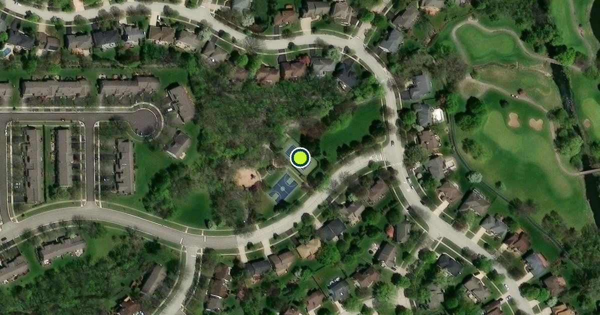 Satellite view of Woodridge Pickleball Courts