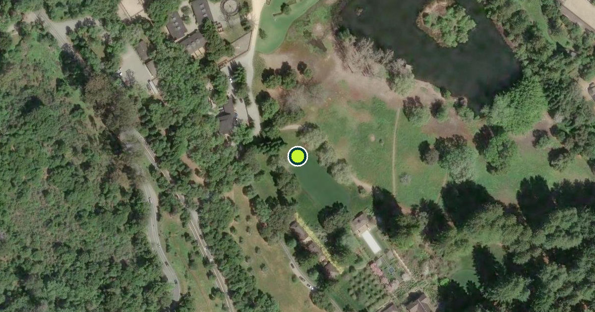 Satellite view of Woodside Pickleball Courts
