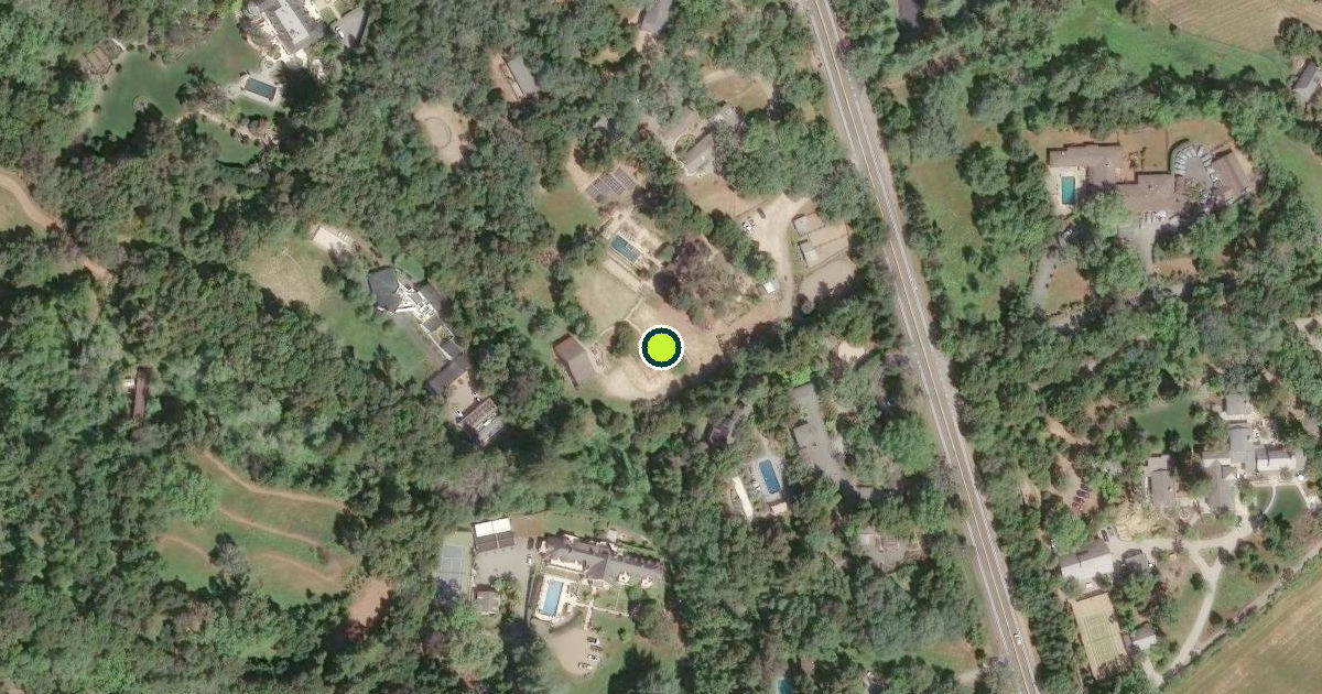 Satellite view of Woodside Pickleball Courts