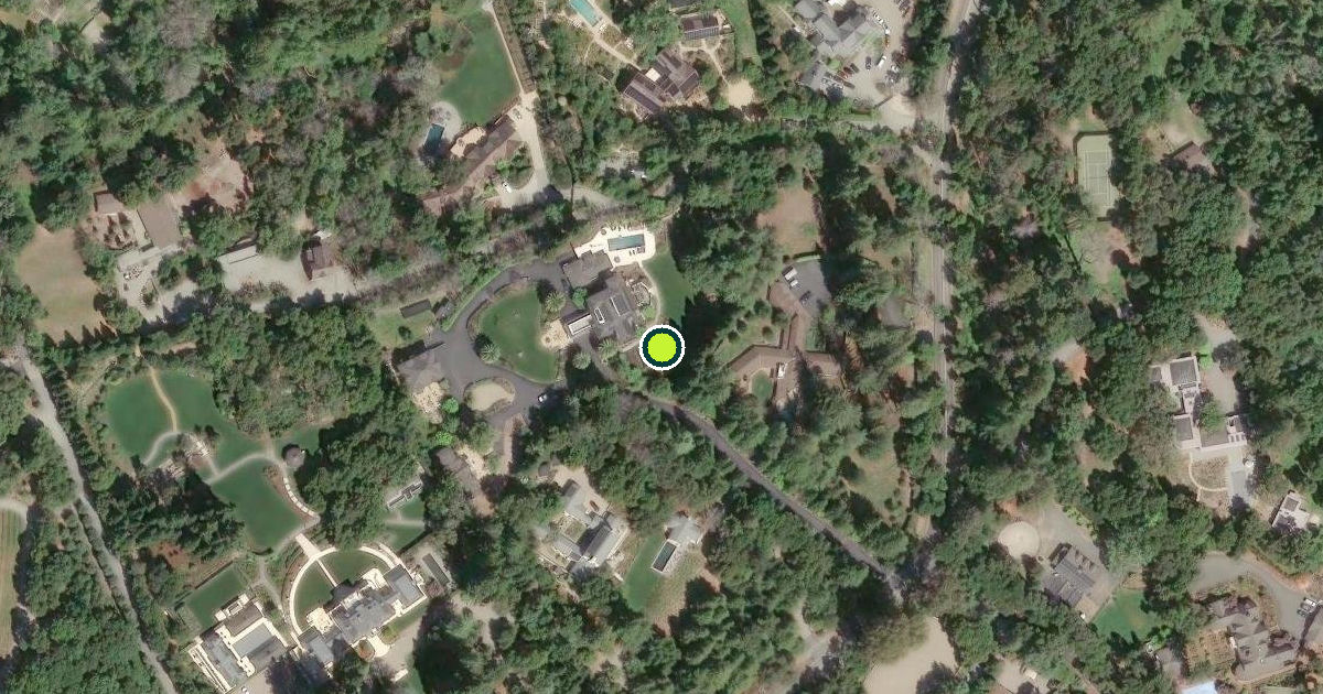 Satellite view of Woodside Pickleball Courts
