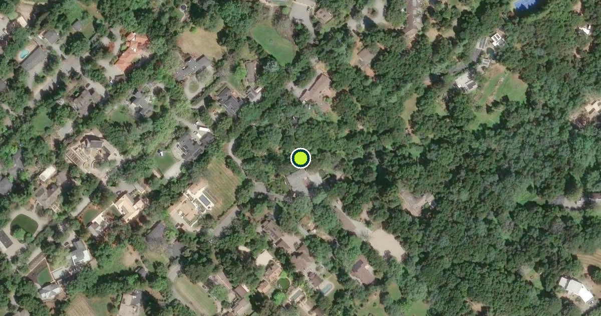 Satellite view of Woodside Pickleball Courts