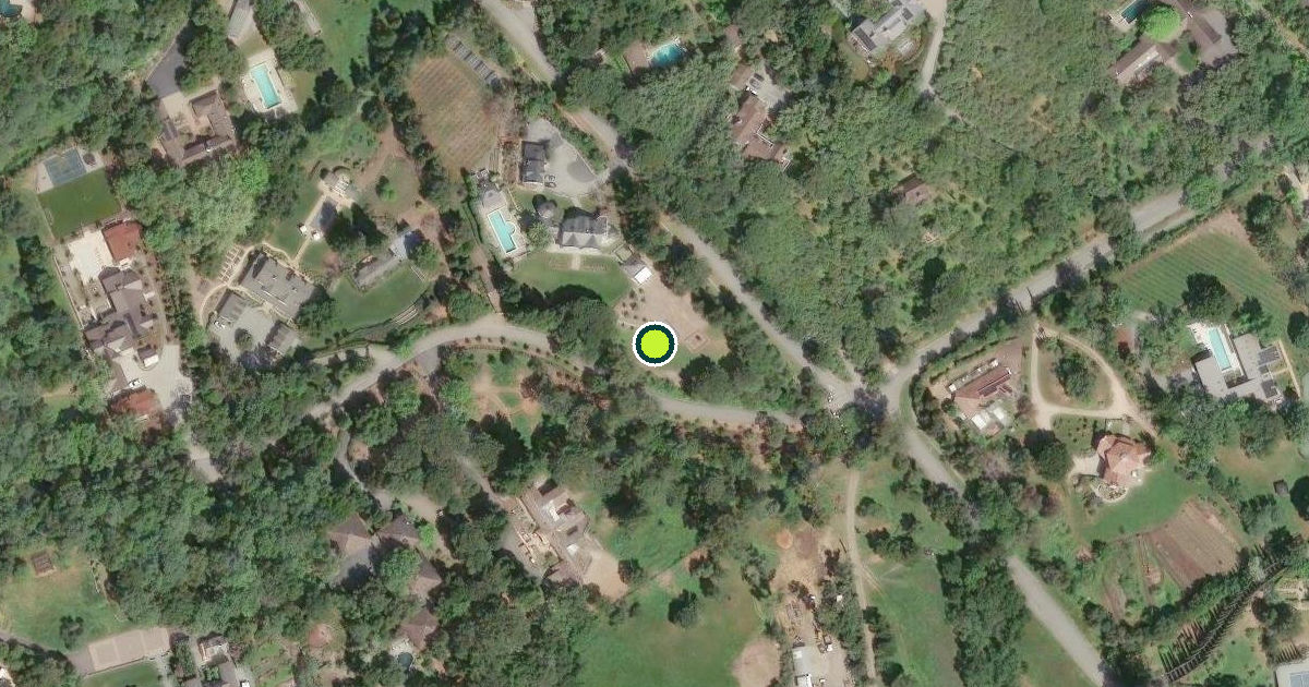 Satellite view of Woodside Pickleball Courts