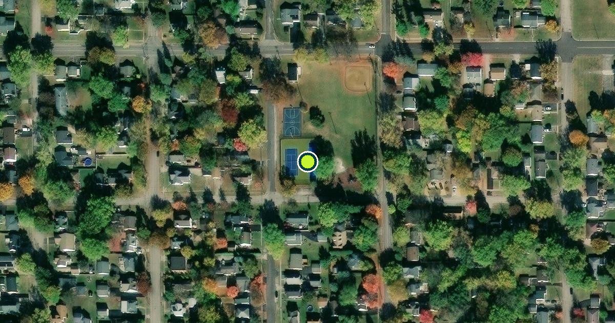 Satellite view of Woodstock Pickleball Courts