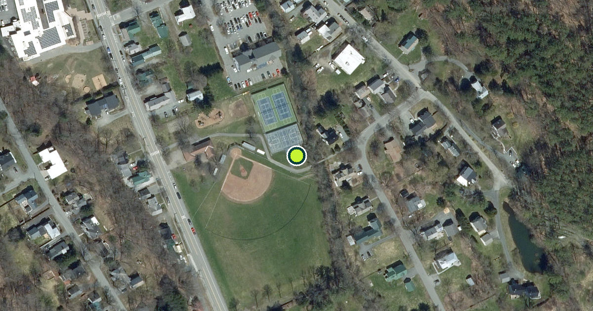 Satellite view of Woodstock Pickleball Courts