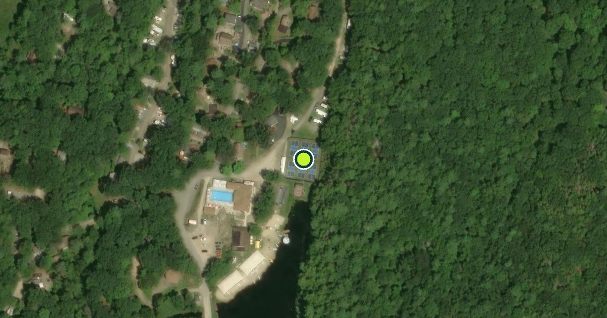 Satellite view of Woodstock Pickleball Courts