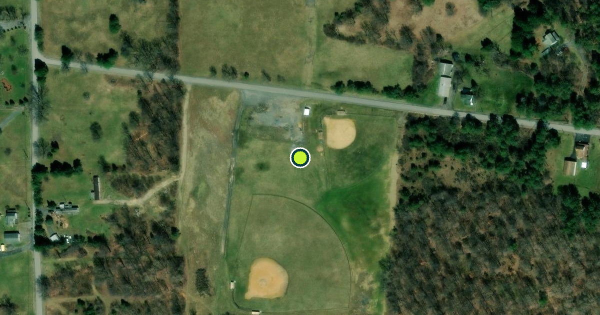 Satellite view of Woodward Township Pickleball Courts