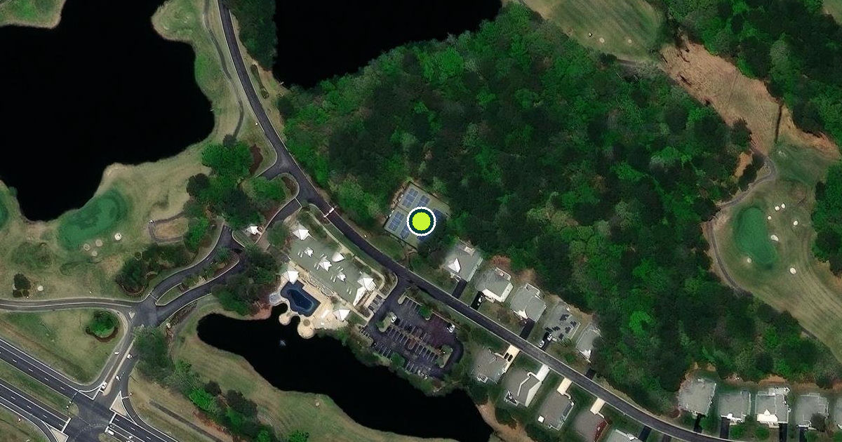 Satellite view of Worcester County Pickleball Courts