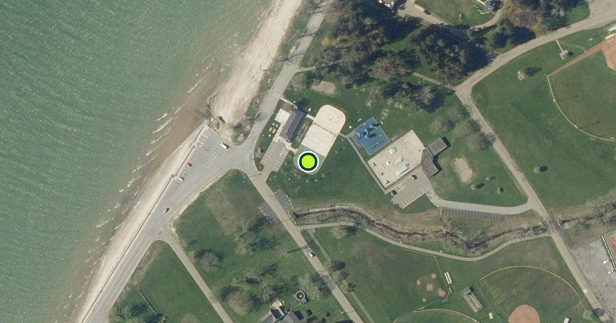 Satellite view of Wright Park Pickleball Courts